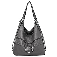 Large Women Shoulder Bag Pu Leather Crossbody Bag for Women Multifunction Casual Tote Bags