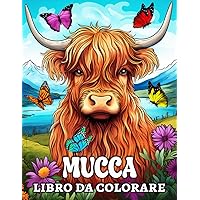 Mucca Libro da Colorare: 50 Bellissime Immagini di Mucche Scozzesi (Italian Edition)