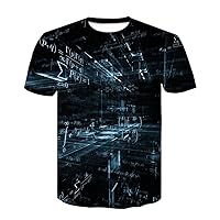 Men's 3D Math Formula Shirts 3D Printed Casual Shirts Math Pattern T-Shirts Men's Graphic T-Shirts XXS 0