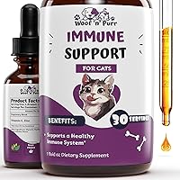 Immune Support for Cats - Helps to Support a Healthy Immune System - Cat Immune Booster - Cat Immune Support - Cat Immune Supplement - Immune Support Cats - Cat Immune Support Supplement - 1 fl oz
