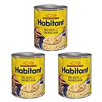 Habitant Pea Soup with Smoked Ham 796ml/28 fl. oz. 3-Pack (Imported from Canada)