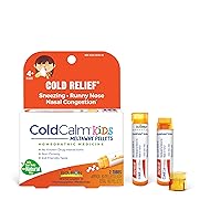 ColdCalm Kids Pellets for Relief of Common Cold Symptoms Such as Sneezing, Runny Nose, Sore Throat, and Nasal Congestion - 2 Count (160 Pellets)