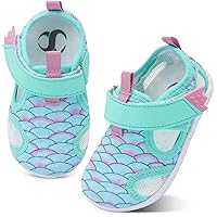 Scurtain Kids Toddler Water Shoes Quick-Dry Aqua Socks for Baby Boys Girls Toddler Beach Shoes Swim Shoes with Non-Slip Sole