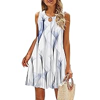 Summer Dresses Plus Size Women,Summer Midi Dresses for Women Graduation Dresses for Women 2024 Casual Sundress Vacation Outfits for Women Tropical Maxi Dresses for Women Summer Tee(M,White)