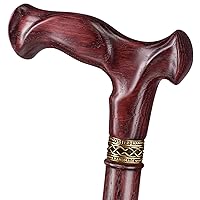 Asterom Walking Cane for Men & Women - Handmade, Ergonomic, Sturdy Wooden Cane | Walking Sticks for Seniors | Heavy Duty Cool Canes