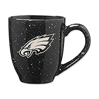 Rico Industries NFL unisex-adult NFL Football 16 oz Team Color Laser Engraved Speckled Ceramic Coffee Mug
