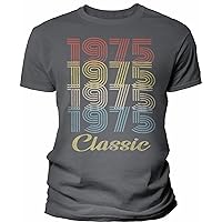 49th Birthday Gift Shirt for Men - Classic 1975 Retro Birthday - 003-49th Birthday Gift