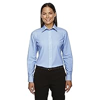 Ladies Crown Collection Banker Stripe, Large, FRENCH BLUE