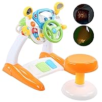 Simulation Music Driving Toy Multi‑Functional Driving Analog Steering Wheel Set ToyDriving