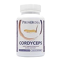 Pure Cordyceps Mushroom Capsules, 500mg, 60 Count, Cordyceps Sinensis Mushroom Extract Supplement, Immune Support, Energy Support, Non-GMO, Vegan, Keto Friendly, Gluten Free