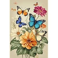DIY 5D Diamond Painting Kits for Adults Beginners,Flowers Butterfly Diamond Art Kit Full Round Drill,Paint by Diamonds Dot Gem Arts and Crafts Crystal,Home Wall Decor 11.8x15.7inch