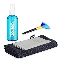 Betron Screen Cleaner with Dust Brush and Fine Microfibre Clothing for TV Monitor LCD TFT Plasma Computer Laptop Mobile Phone Touch Screen 100ml
