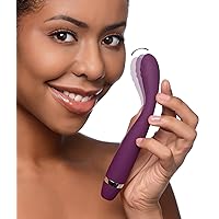 Slim-G Pleaser 10X Flexible Premium Silicone Pinpoint G Spot Vibe | Adult Sex Toy with 3 Speeds + 7 Vibration Patterns for Women | Seamless & Rechargeable Waterproof Clitoral G-Spot Stimulator