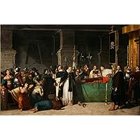 Gifts Delight Laminated 37x24 Poster: The Funerals of Inca Atahualpa