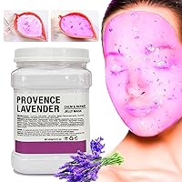 Vajacial Hydro Jelly Mask Powder for Face, Collagen Face Mask for Women, Jelly Facial Mask for Teens and Women (Lavender)