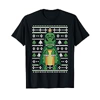T-Rex Ugly Christmas Sweater Xmas Tree Dinosaur Dino T-Shirt