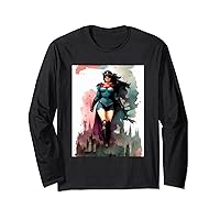 Be the Hero You Know You Are by Don Castillo Artist on FB Long Sleeve T-Shirt