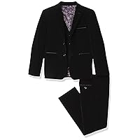 Isaac Mizrahi Boys' Slim Fit 3 Piece Velvet Suit