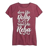 Diva Like Dolly Rebel Like Reba - Women's Short Sleeve Graphic T-Shirt