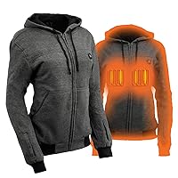 Nexgen Heat Women's Heated Hoodies Jacket for Outdoor Activities w/Battery Pack |MPL