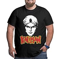 Anime Manga Kaliman Big Size T Shirt Men's Summer O-Neck Tee Plus Size Short Sleeves T-Shirts