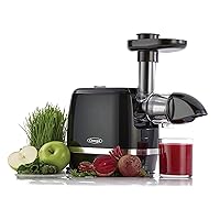 H3000D Cold Press 365 Juicer Slow Masticating Extractor Creates Delicious Fruit Vegetable and Leafy Green High Juice Yield and Preserves Nutritional Value, 150-Watt, Black
