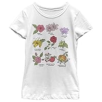 Disney Girl's Princess Flowers T-Shirt