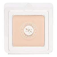 Honeybee Gardens Pressed Mineral Powder Foundation Refill, Avignon, Pale Light Neutral Shade, Adjustable Coverage, Natural Finish, With Botanical Extracts And Vitamin E, 7.5g