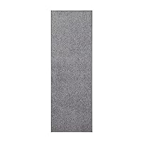 Modern Plush Solid Color Rug - Grey, 3' x 18', Pet and Kids Friendly Rug. Made in USA, Runner, Area Rugs Great for Kids, Pets, Event, Wedding, Living Room