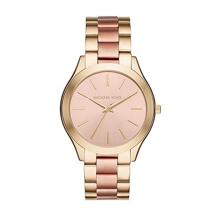 Michael Kors Women's Slim Runway Three-Hand Stainless Steel Quartz Watch