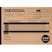 ELD Backup Driver Log Book: 200 Pages of DOT ELD Log Book, Checklist & Inspection Reports for Drivers and Truckers, Carbonless Driving log | Size 8x6 Inches, Easy Tear-Out