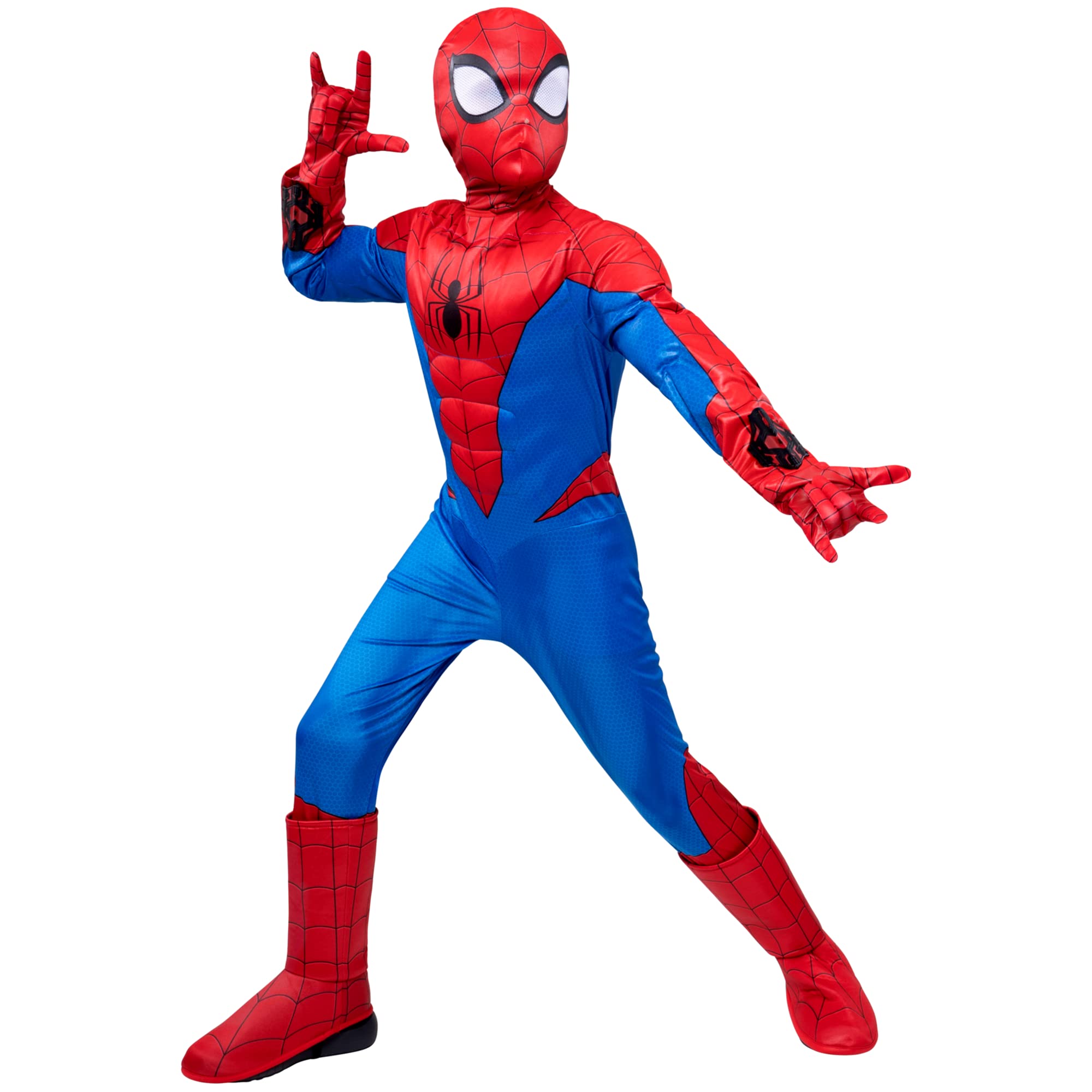 Marvel Spider-Man Deluxe Youth Costume Muscle Jumpsuit
