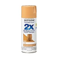 Rust-Oleum 334037 Painter's Touch 2X Ultra Cover Spray Paint, 12 oz, Gloss Khaki