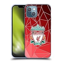Head Case Designs Officially Licensed Liverpool Football Club Geometric Crest & Liverbird 2 Soft Gel Case Compatible with Apple iPhone 13