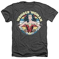 Wonder Woman 84 Neon Beat Unisex Adult Heather T Shirt for Men and Women