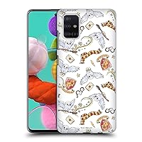 Head Case Designs Officially Licensed Harry Potter Hedwig Owl Pattern Deathly Hallows XIII Hard Back Case Compatible with Samsung Galaxy A51 (2019)