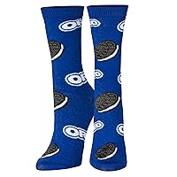 Funny Cookie Socks, Oreo & Chips Ahoy, Colorful Fun Prints, Adult Size