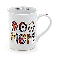 Enesco Our Name is Mud Dog Mom Cuppa Doodle Porcelain Mug, 16 oz