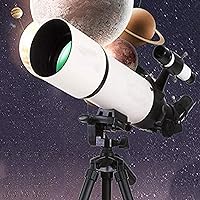 Telescopes for Astronomy Adult,Telescope for Beginners Adults Kids, 80 Mm Aperture 400mm Astronomy Telescope with Adjustable Tripod and Backpack, Perfect Telescope