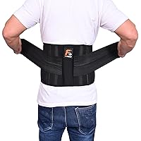 Waist Belt Brace Back Support Belt - Immediate Relief from Back Pain, Sciatica, Herniated Disc - Breathable Brace With Lumbar Pad - Lower Backbrace For Home & Lifting At Work - For Men & Women