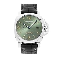 PANERAI Luminor 1950 Automatic Green Dial Watch PAM01116 (Pre-Owned)