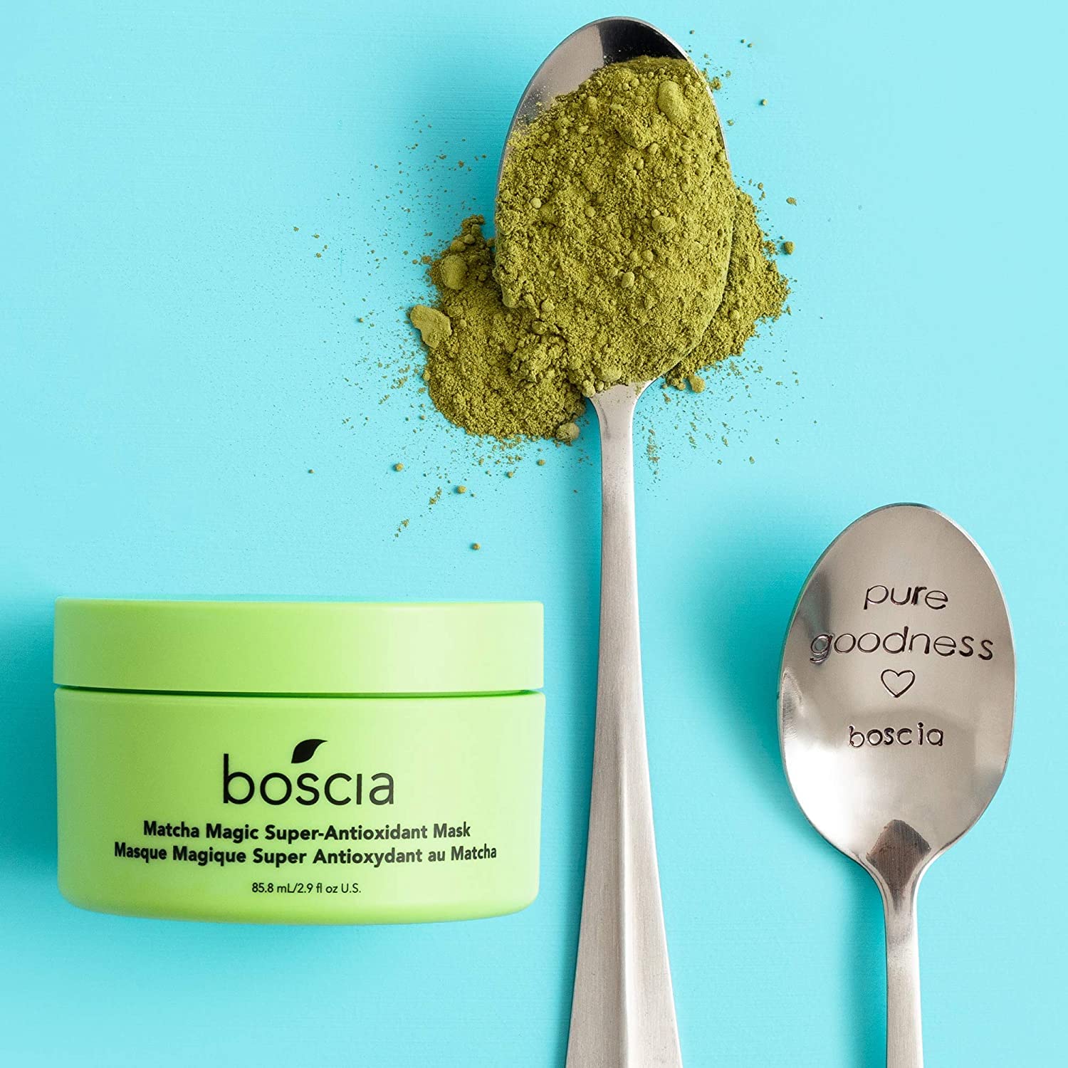 BOSCIA - MakeUp-BreakUp Cool Cleansing Oil & MATCHA Magic Super-Antioxidant Mask - Vegan, Cruelty-Free, Natural & Clean Skin Care - Bundle