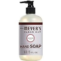 Mrs. Meyer's Hand Soap, Made with Essential Oils, Biodegradable Formula, Lavender, 12.5 Fl. Oz