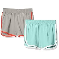 Girls and Toddlers' Active Running Short, Pack of 2