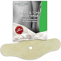 Toning Firming Body Sculpting Wrap for Definition – All Natural Anti Cellulite Wrap – Sculpting Body Applicator – New and Improved Contouring Body Wrap for Arms, Legs, and Tummy – 5 Applicators