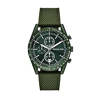 Michael Kors Accelerator Chronograph Olive Green Nylon Men's Watch (Model: MK9144)