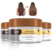 Collagen Hair Mask Deeply Moisturize Hair Improve Hair Quality Quick Repair of Dry Damaged Hair Deep Repair Conditioning Treatment Hair Masque for All Hair Types（3PCS）