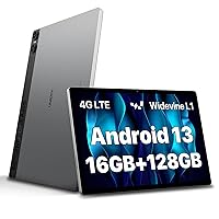 Android 13 Tablet, 10.51 inch, SIM Free, UMIDIGI A13 Tab Tablet, 16GB+128GB+1TB TF Expansion, Octa-Core, 1920 x 1200FHD, IPS Display, 7500mAh, 13M+8MP Camera, Google GMS Certified, 4G-LTE, Bluetooth