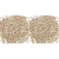 Creativity Street Flat Wood Toothpick, 64 Piece, Natural (Pack of 2)