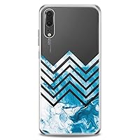 Case Replacement for Huawei Honor 70 20 Pro 10 Lite 50SE Magic Note 10 20 Play Geometric Acrylic Art Boy Soft Cute Design Abstract Print Flexible Silicone White Slim fit Elegant Blue Clear Man